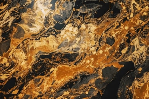 Beautiful luxury golden and black marble texture