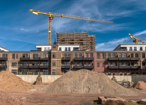 Conversion of an old paper mill into new modern lofts and apartments, Hattersheim, Germany