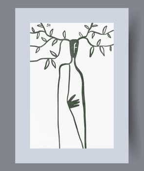 Abstract mugs asymmetry coffee wall art print. Printable minimal abstract mugs poster. Contemporary decorative background with coffee. Wall artwork for interior design.