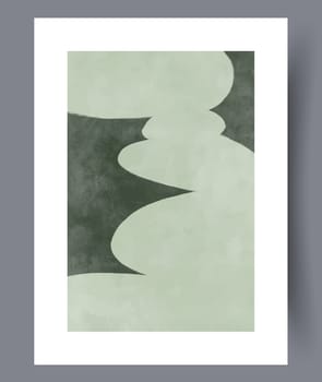 Abstract mugs asymmetry coffee wall art print. Printable minimal abstract mugs poster. Contemporary decorative background with coffee. Wall artwork for interior design.