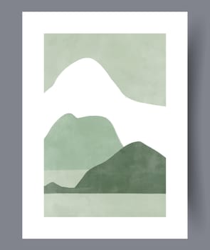 Abstract mugs asymmetry coffee wall art print. Printable minimal abstract mugs poster. Contemporary decorative background with coffee. Wall artwork for interior design.