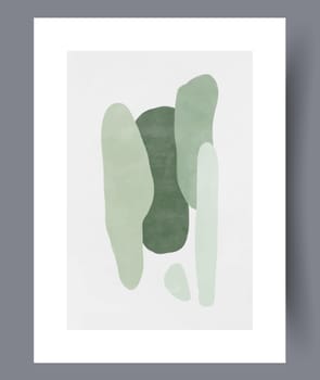 Abstract mugs asymmetry coffee wall art print. Printable minimal abstract mugs poster. Contemporary decorative background with coffee. Wall artwork for interior design.