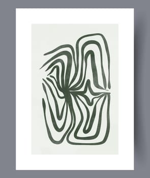 Abstract mugs asymmetry coffee wall art print. Printable minimal abstract mugs poster. Contemporary decorative background with coffee. Wall artwork for interior design.