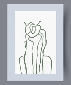 Portrait women elegance body wall art print. Printable minimal abstract women poster. Set, bundle. Wall artwork for interior design. Contemporary decorative background with body.