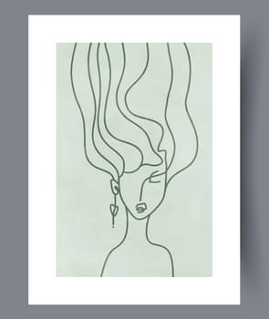 Portrait women elegance body wall art print. Printable minimal abstract women poster. Set, bundle. Wall artwork for interior design. Contemporary decorative background with body.