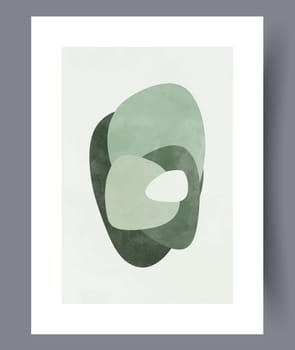 Abstract mugs asymmetry coffee wall art print. Printable minimal abstract mugs poster. Contemporary decorative background with coffee. Wall artwork for interior design.