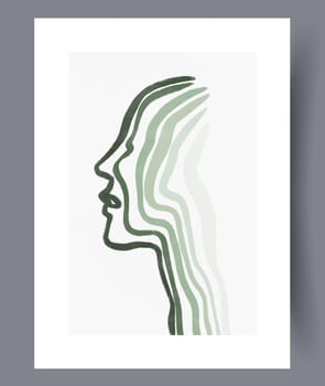 Portrait women elegance body wall art print. Printable minimal abstract women poster. Set, bundle. Wall artwork for interior design. Contemporary decorative background with body.