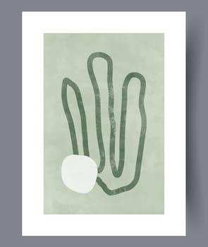 Abstract mugs asymmetry coffee wall art print. Printable minimal abstract mugs poster. Contemporary decorative background with coffee. Wall artwork for interior design.