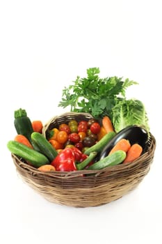 different vegetables in one basket