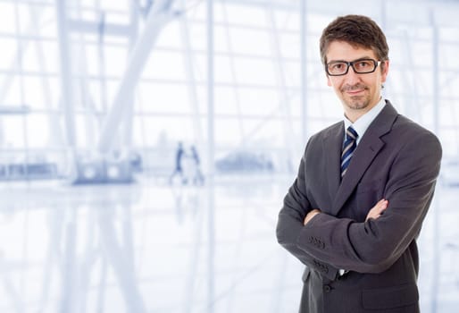 young business man portrait at the office