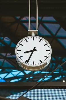 Clock in railway station