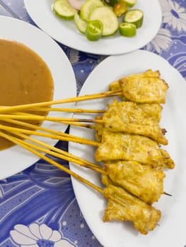 Breakfast street food in Thailand, stock photo