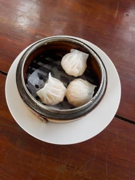 Breakfast street food in Thailand, stock photo