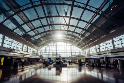 The globalized world has made air travel more accessible and widespread than ever before. This bustling airport is a hub of international travel, connecting people from all corners of the world to exotic destinations and new adventures. Whether you're a seasoned traveler or a first-time flyer, the excitement of air travel is a universal experience. (generative AI)