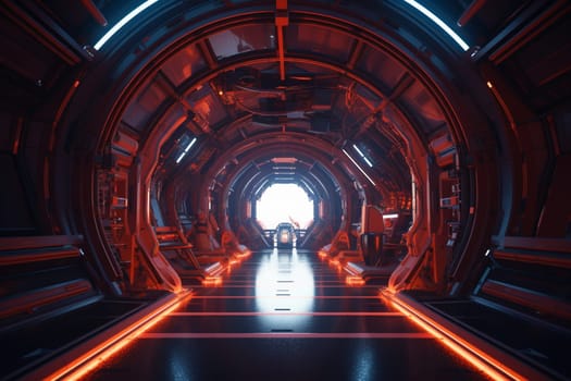In a futuristic spaceport, spacecraft of all kinds launch into the stars to explore and conquer new worlds. The energy and excitement is palpable, as astronauts and spacefaring adventurers embark on epic journeys through the cosmos in search of new life, new resources, and new frontiers of human achievement. (generative AI)