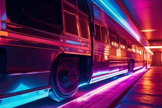 A company at the forefront of transportation innovation develops next-generation vehicles and infrastructure that revolutionize how people move around their cities. With an eye towards convenience, sustainability, and style, they offer transformative solutions that make travel fast, efficient, and affordable. (generative AI)
