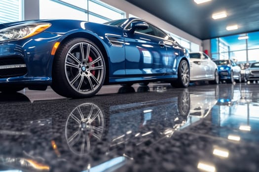 The best and brightest in the world of automobiles are showcased in this world-class showroom. Here, car enthusiasts and collectors alike can find the latest models, each more exquisite and luxurious than the last. Every detail is meticulously crafted to offer the ultimate driving experience, making this showroom a true paradise for those with a passion for cars. (generative AI)