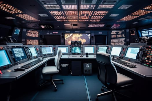 The brave souls who engage in commercial space travel rely on the expertise and skill of those in mission control. As the launch phase approaches, the room is alive with activity as engineers, technicians, and astronauts collaborate to see their mission through to a successful conclusion. (generative AI)