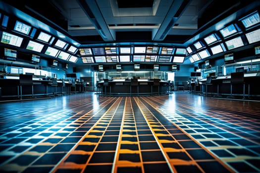The heartbeat of global finance is captured in the high energy atmosphere of a stock market trading floor. Traders work frantically as they buy, sell, and negotiate in an ever-changing landscape of prices and values. Each successful trade is greeted with cheers and a sense of accomplishment, while losses bring only determination to do better. (generative AI)