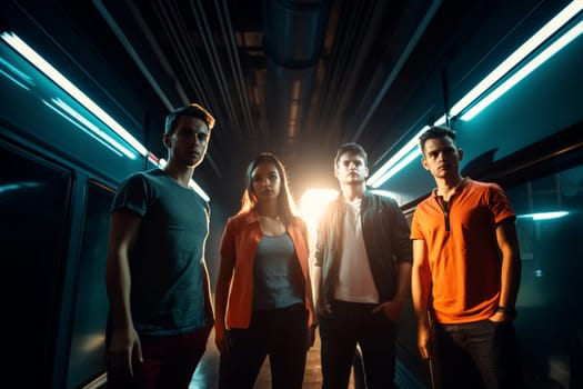 A team of ambitious and passionate entrepreneurs work tirelessly to create a start-up from scratch, driven by a vision of changing the world. They pour their hearts and souls into the venture, taking calculated risks and learning from every failure as they strive towards success. (generative AI)