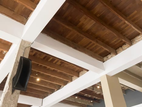 Minimal style building lobby interior, stock photo