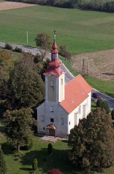 Parish Church of the Sacred Heart of Jesus and Saint Ladislaus in Mali Raven, Croatia