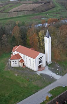 Parish Church of St. John of Nepomuk in Glina, Croatia