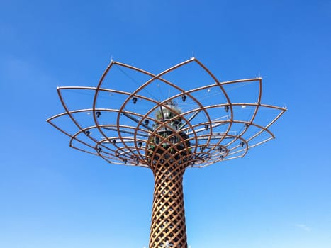 Tree of life at Expo, universal exposition on the theme of food.