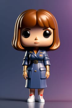 Cute Collectible Female Funko Pop Vinyl Figure in Modern and Stylish Clothing