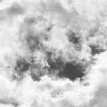 Halftone Pattern. Set of Dots. Dotted Texture on White Background. Overlay Grunge Template. Distress Linear Design. Fade Monochrome Points. Pop Art Backdrop.