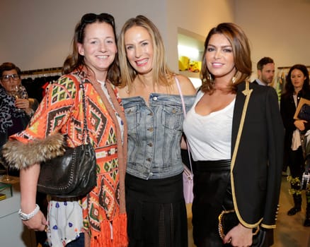 Jenny Falckenberg,Kathrin Bruss and Sabia Boulahrouz at Petra Teufel Fashion Night