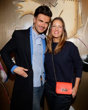 Andre Borchers und Dana Schweiger bei der   Petra Teufel Fashion Night 2015