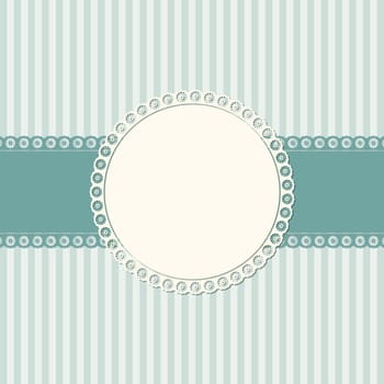 banner and empty patch on blue colored lined background