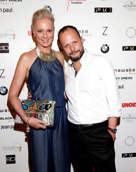 Petra von Bremen und Alexander Franke,.Wanawake Ladies Dinner im Restaurant Grace im Hotel Zoo Berlin
