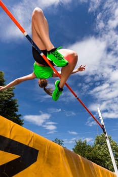 High jump in athletics