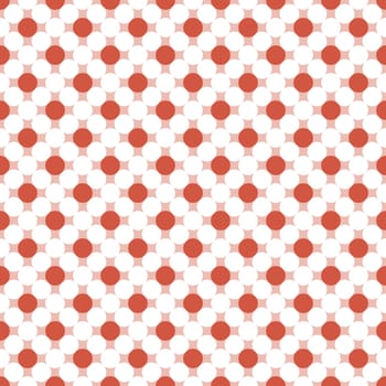 seamless background with red and white dots