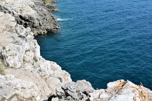 Rocks on the adriatic coast in Croatia