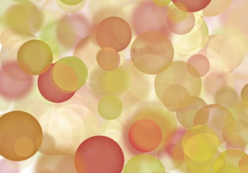 Abstract blurry bokeh background in brown and green