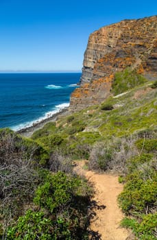 Cliffs in the Algarve West Coast, near Sagres, Portugal