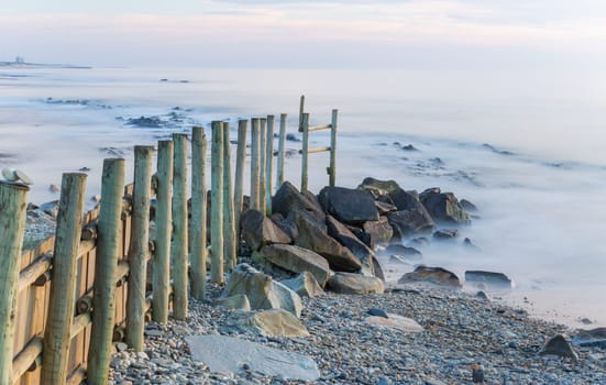 long exposure at the ocean in Cepaes, Esposende, north of Portugal