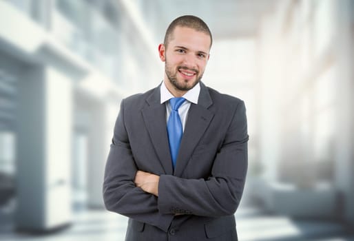 young business man portrait at the office