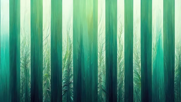 Generated Artificial stripes in green as absract background