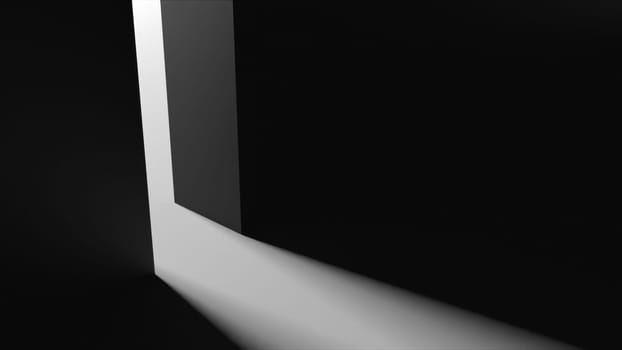 Open the door with light. Computer generated 3d render,Open the door with light. Computer generated 3d render