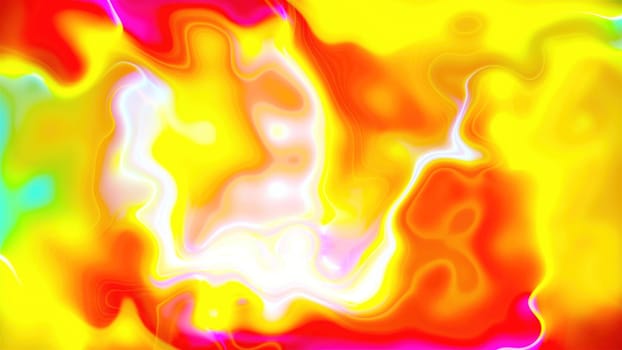 Abstract neon wave. Computer generated 3d render
