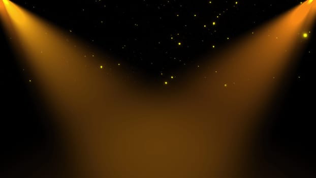 Gold spot lights. Computer generated 3d render,Gold spot lights. Computer generated 3d render