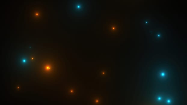 Blue and orange flashlights. Computer generated 3d render,Blue and orange flashlights. Computer generated 3d render