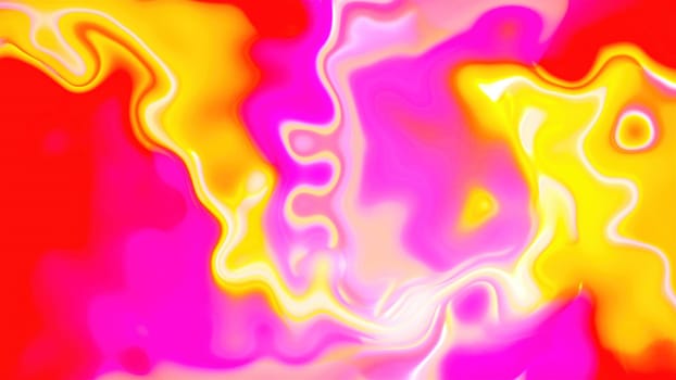 Abstract neon wave. Computer generated 3d render