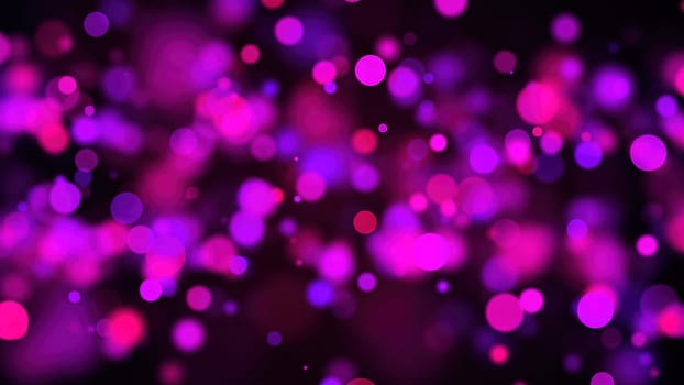 Abstract violet bokeh. Computer generated 3d render