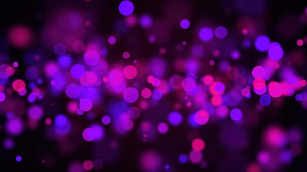 Abstract violet bokeh. Computer generated 3d render