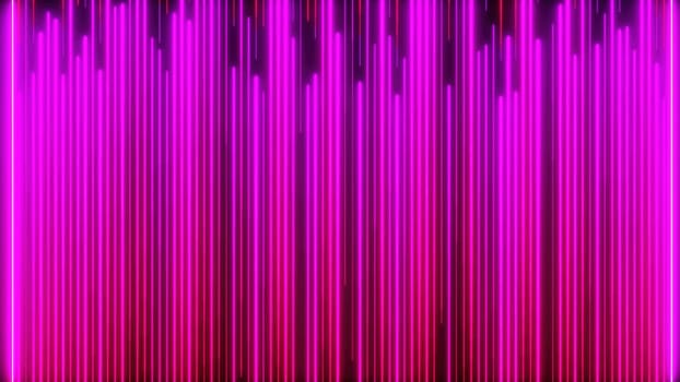 Directional neon lines. Computer generated 3d render